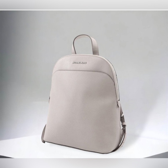 Michael Kors Pearl Grey Emmy Backpack - Picture 3 of 8